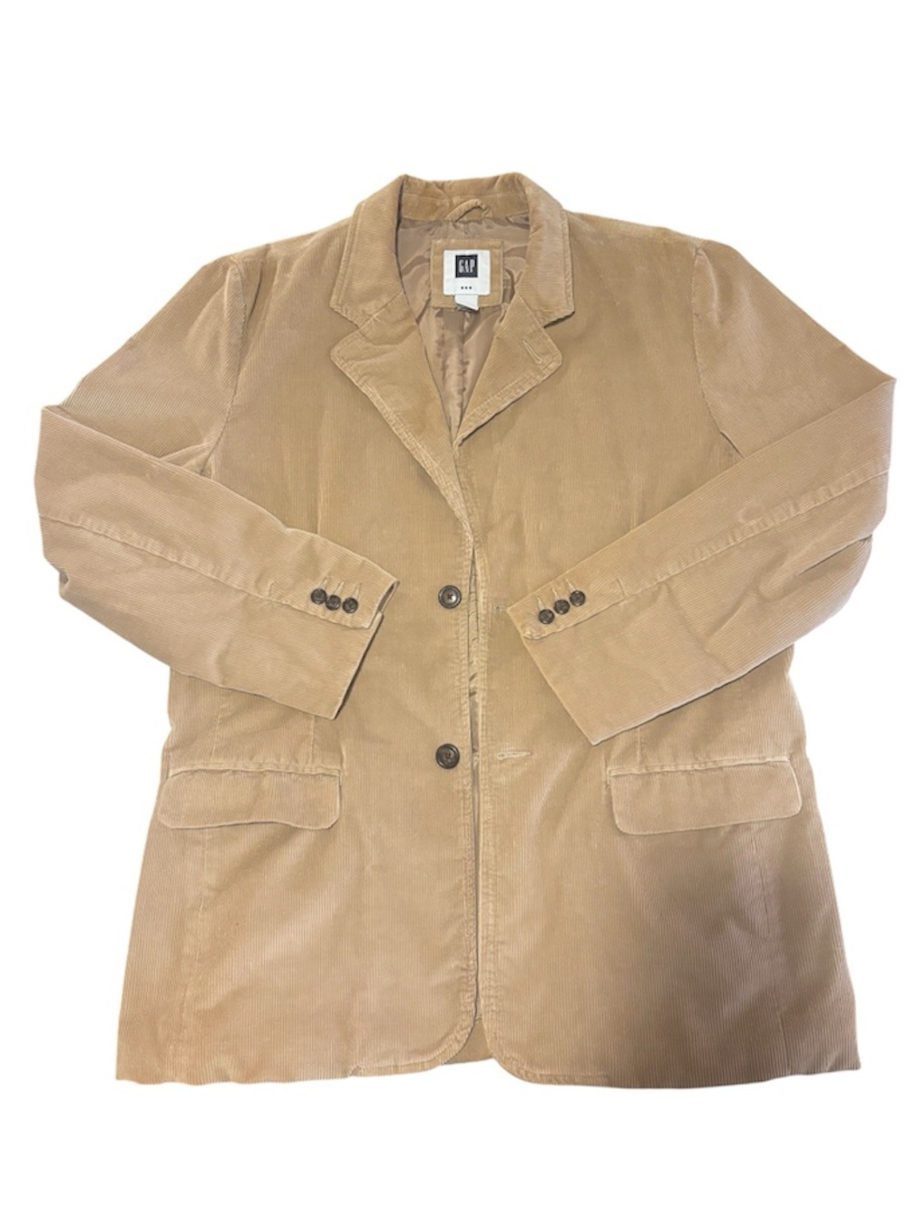 GAP Men's Light Brown Corduroy Blazer Jacket